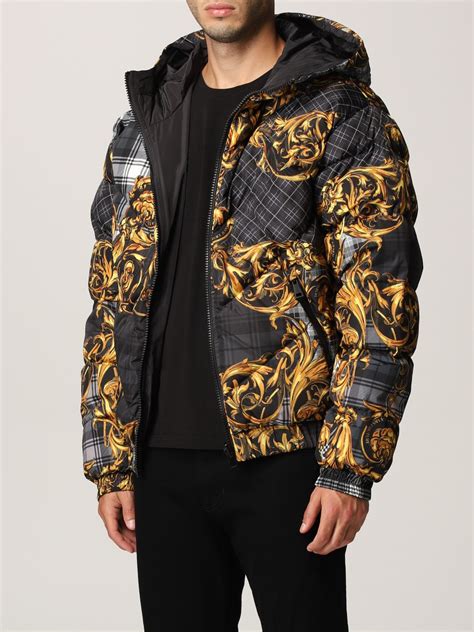 versace jeans couture jacket men's|Versace Jeans Couture denim jacket.